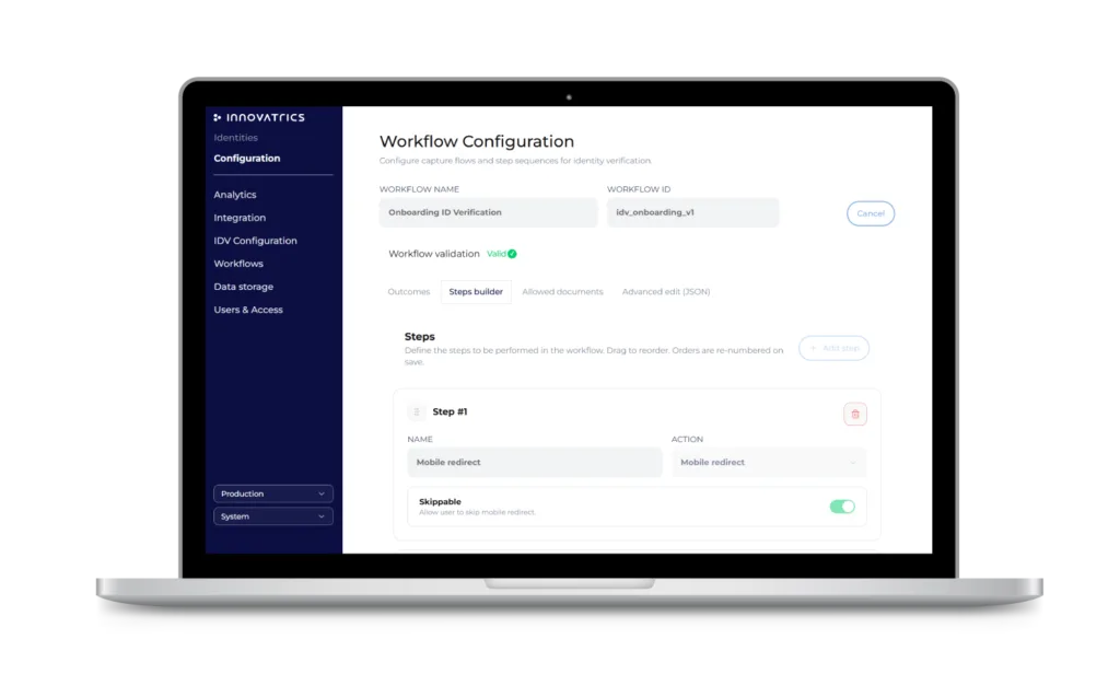 IDV Platform – System integrators