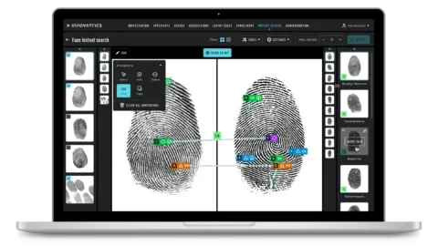 Innovatrics ABIS fingerprint adjudicator